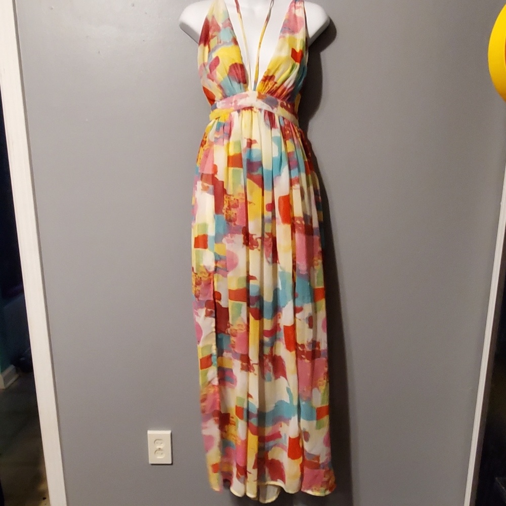 Papaya Maxi Dress